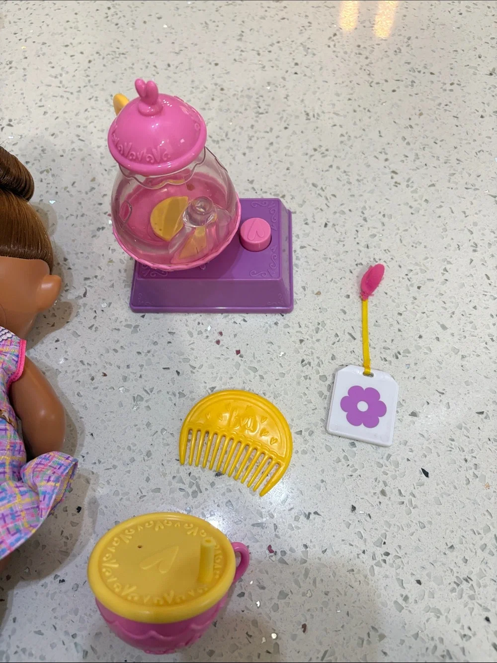 Baby Alive Bubbly Tea Party Sophia Sparkle Doll Set